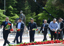 Azerbaijan marks 93rd birthday anniversary of National Leader Heydar Aliyev. Azerbaijan, Baku, 10 May 2016